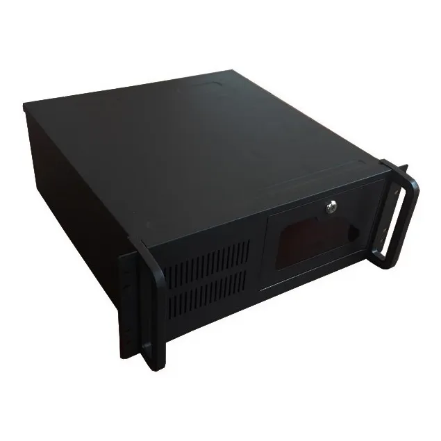 Gabinete Rack 4u Servidor  Sin Fuente 2 Ventilador Llave