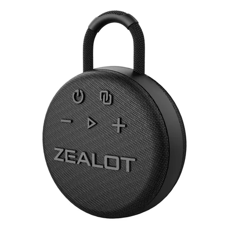 Mini Altavoz Bluetooth Portátil Zealot S77 De 10 W A Prueba De Agua Negro