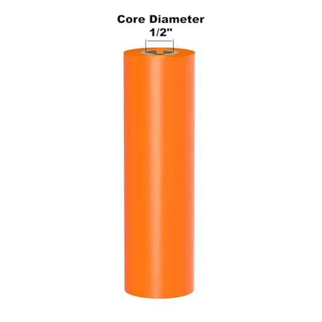 Cinta De Tinta Premium En Núcleo De 1-2 , Naranja, 4 3  X 36