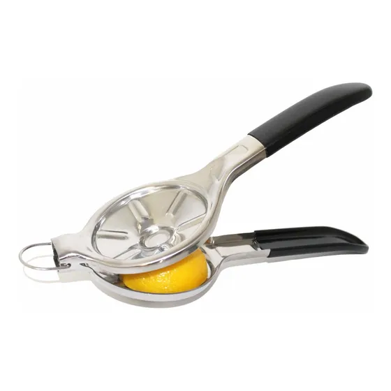 Exprimidor Limon Acero Inoxidable 100% Mango Silicona Para