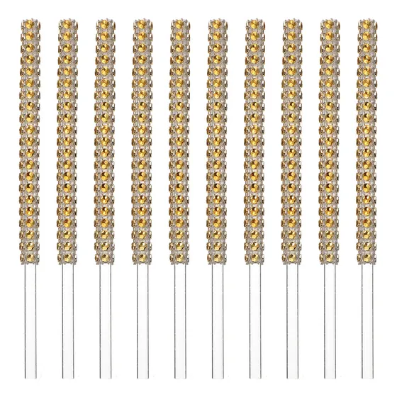 Bolo De Palitos De Acrílico Para Decorações De Natal, 10 Uni