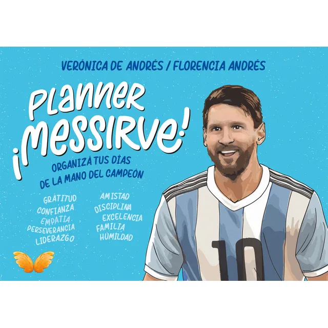 Planner Messirve Tapa Celeste de Florencia Andrés y Veronica De Andrés Ediciones B