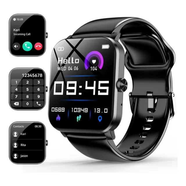 Reloj Inteligente, Smart Watch Resistente Al Agua Ip68
