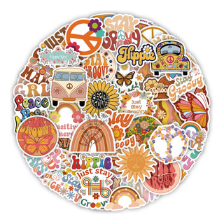 Hippie Boho 50 Calcomanias Stickers De Pvc Vs Agua Hippie Boho 50 Calcomanias Stickers De Pvc Vs Agua