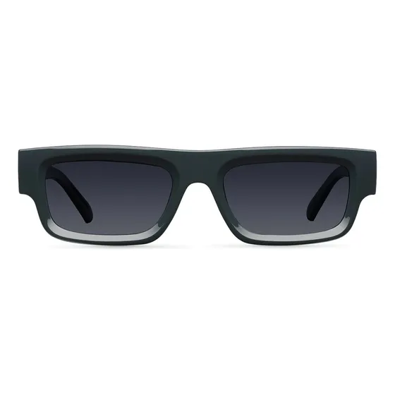 Lentes De Sol Meller - Kito Lead Carbon Lente Negro Varilla Gris oscuro Armazón Gris oscuro