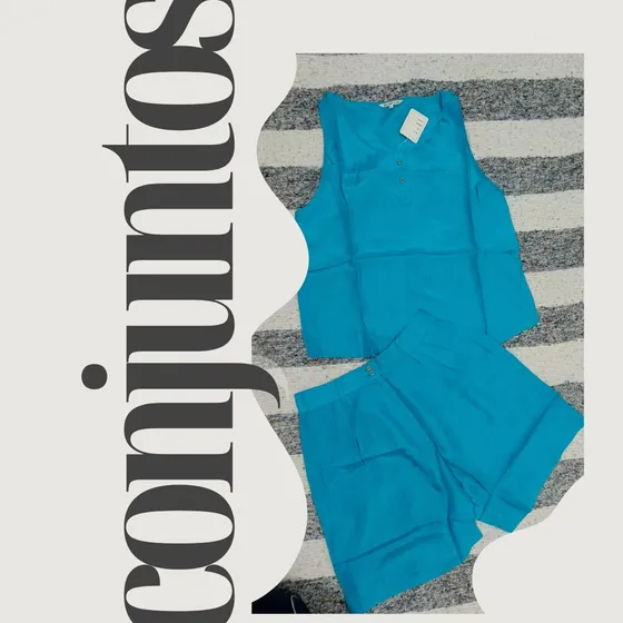 Conjunto Casual Mujer De Seda Blusa Y Short