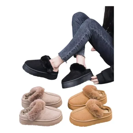 Pantufla Casual Invierno Chiporro Plataforma Estilo  Za|ra