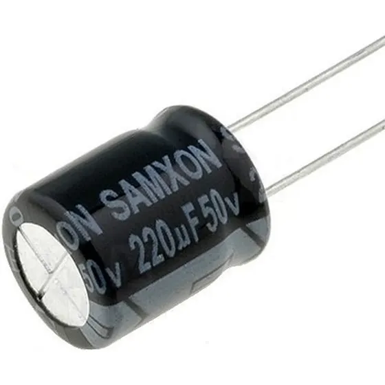 X5 Capacitor Electrólitico 220uf X 50v  (105 °c)  10x16mm