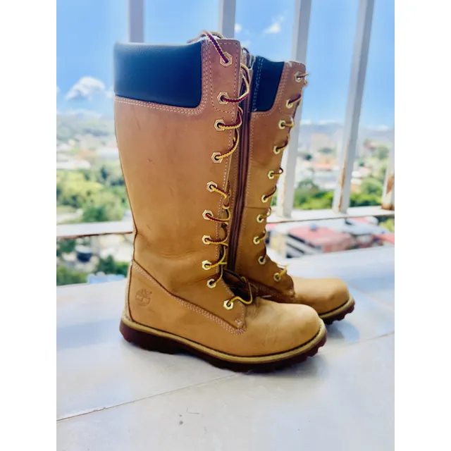 Botas Timberland Usadas En Excelente Estado Talla 34