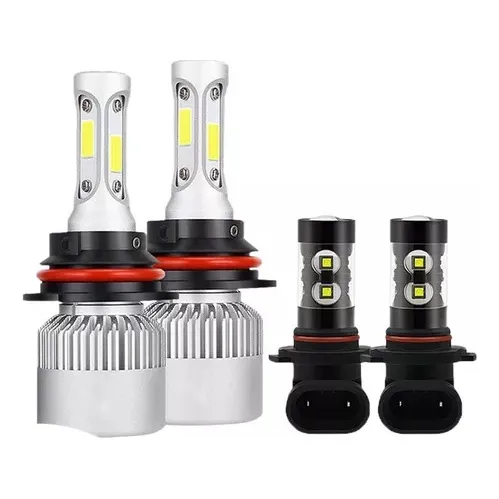 Nuevo Kit De Faros Led De 8000 Lm De Haz Alto Y Bajo/niebla