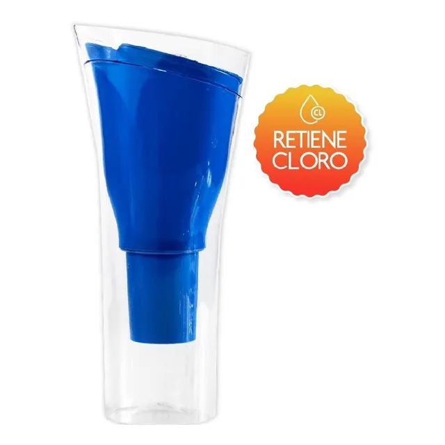 JARRA CON FILTRO PURIFICADOR DE AGUA 2500L DVIGI ANMAT COLOR AZUL