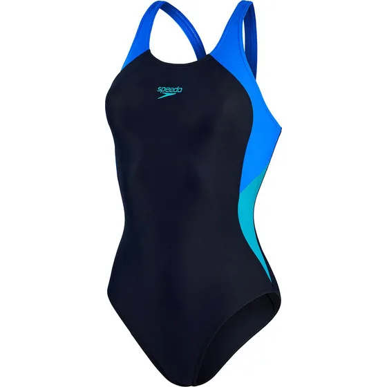 Traje Natación Mujer Speedo Colourblock Splice Musckeblack
