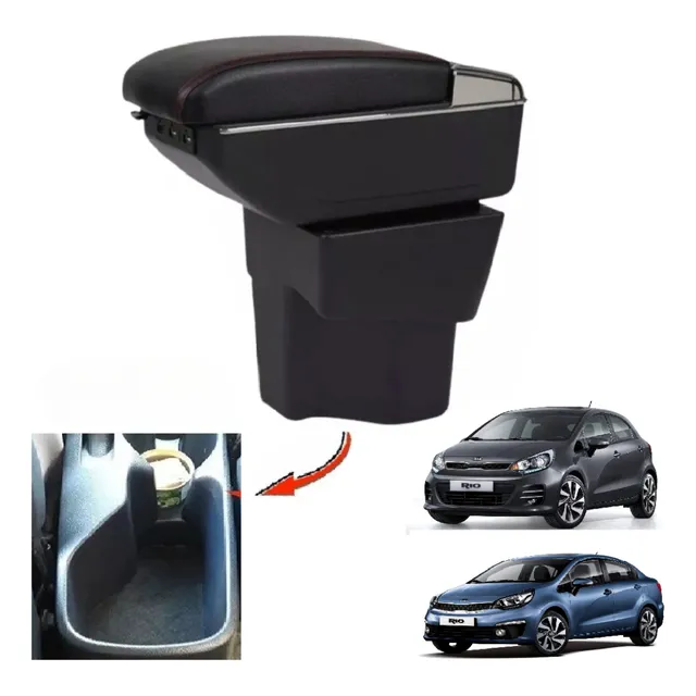 Consola Apoyabrazo- Kia Rio Spice Con Usb 