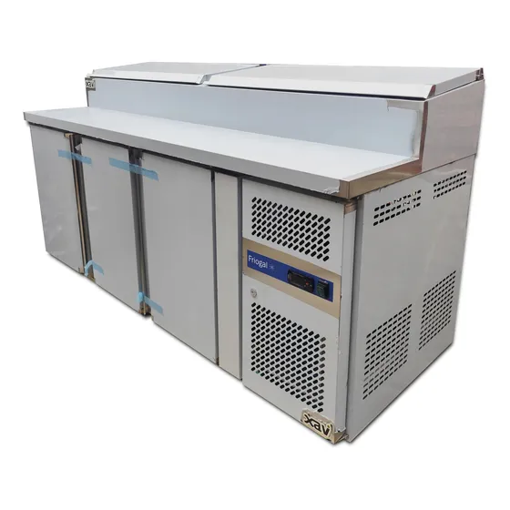 Mesa Refrigerada Nevera Acero Pizza Prepara Friogal Iy 10173
