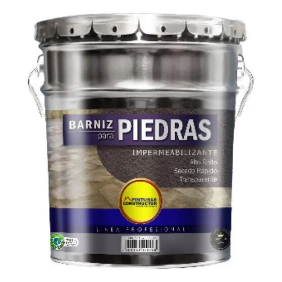 Barniz De Piedra Incoloro Galon 4lts