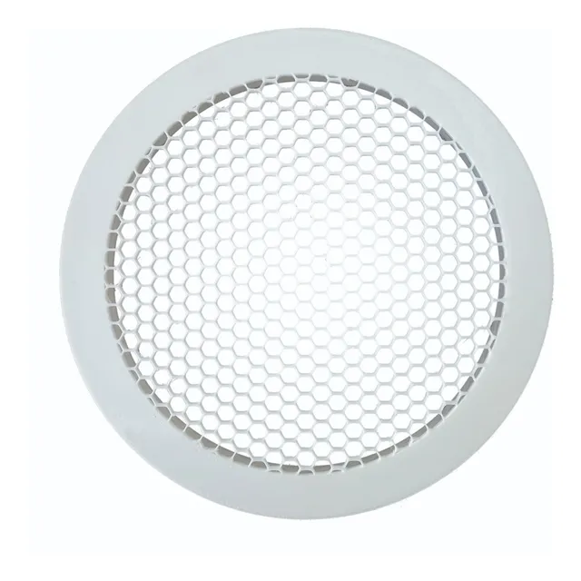 Rejilla Celosia Ventilacion Redonda Caño Pvc 150 Mm En 3d