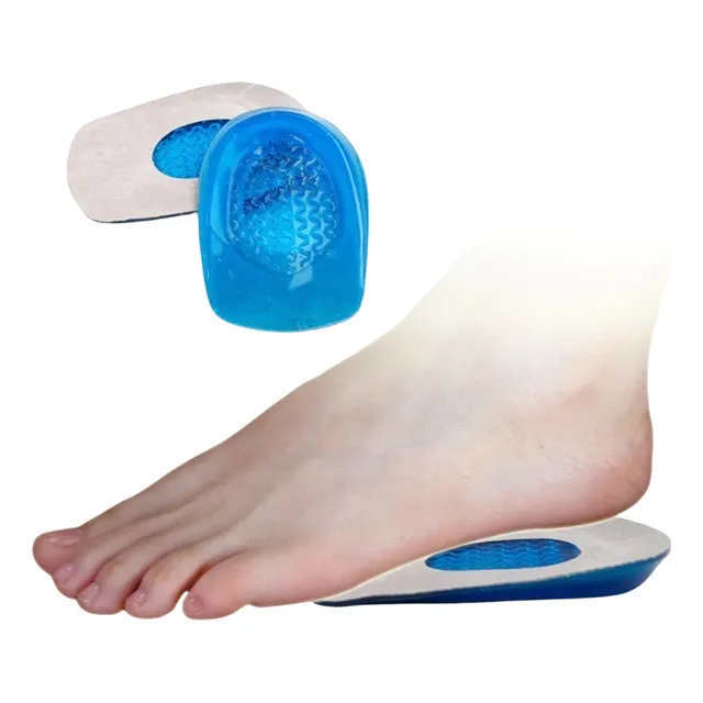 Talonera Gel Silicona Azul 