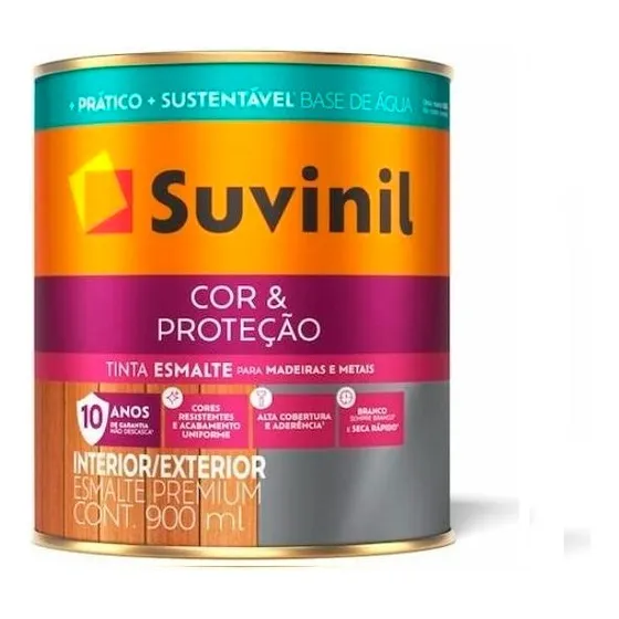 Tinta Esmalte Seca Rápido Madeiras E Metais Suvinil 900ml