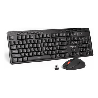 Kit De Mouse Con Teclado Wegear De Color Negro 104 Teclas Kit De Mouse Con Teclado Wegear De Color Negro 104 Teclas