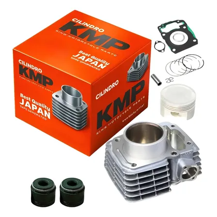 Kit Cilindro Motor Kmp Completo Titan Fan Bros Cg 150 Novo