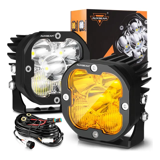 Auxbeam Xp-ultra Luces Led 3 80w Ámbar/blanco Para Niebla