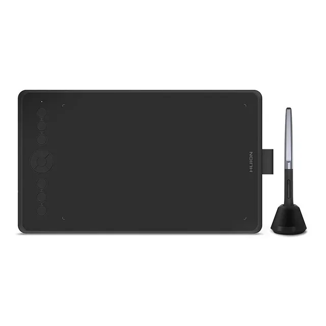 Tableta Grafica De Dibujo Huion H320m Negra + Guante