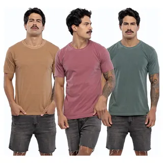 Kit 3 Camisetas Masculinas BĂĄsicas Estonadas Kit 3 Camisetas Masculinas BĂĄsicas Estonadas