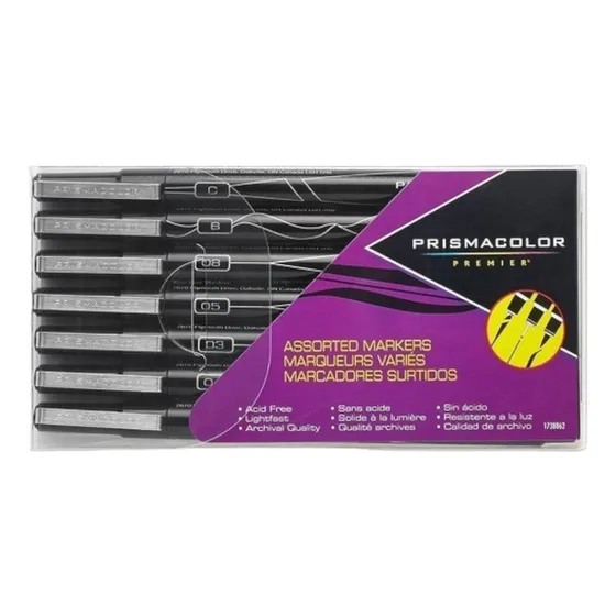 Prismacolor Premier Marcadores Color Negro X7 Bentancor Out