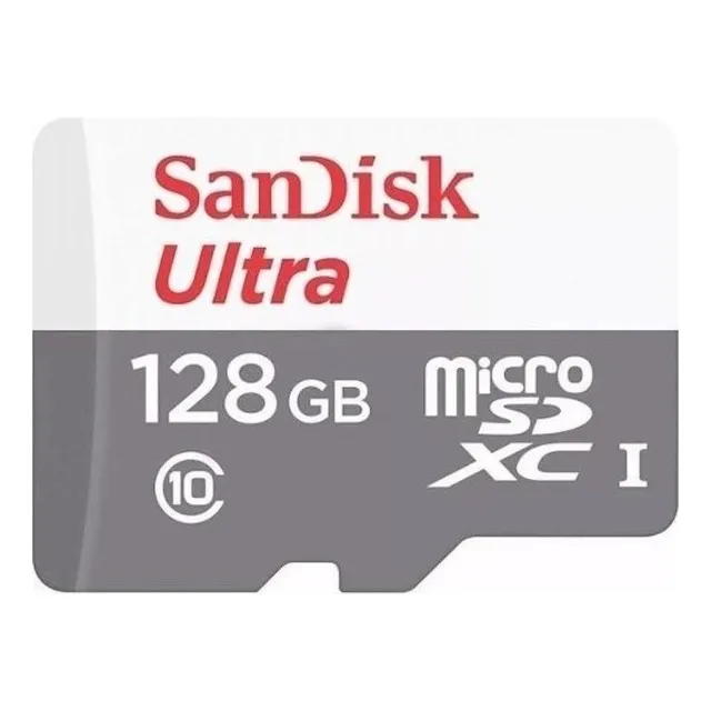Tarjeta de memoria SanDisk SDSQUNS-128G-GN6TA Ultra con adaptador SD 128GB