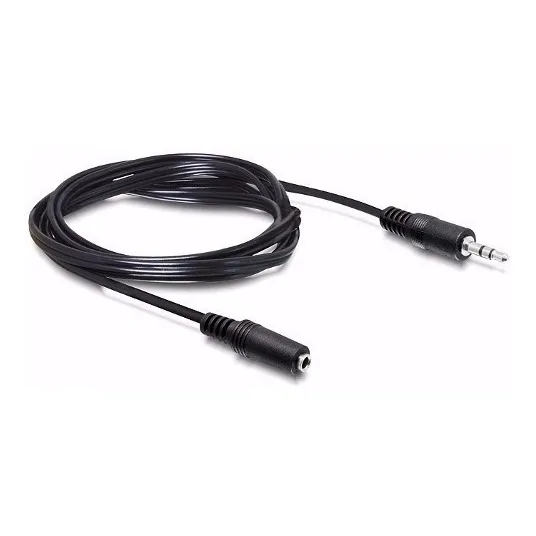 Cable Extensión Plug Auxiliar 3.5mm Macho A Hembra 3mts