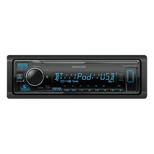 Receptor multimedia auxiliar USB Bluetooth KMm-BT 332 de Kenwood