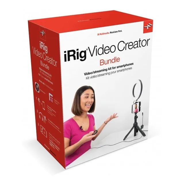 Kit De Video Irig Video Creator Bundle Ik Multimedia Color Negro