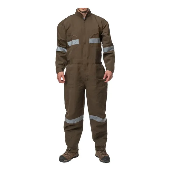 Overol Poplin - Calidad Premium - Con Reflectante - Leyad Verde Musgo Xl