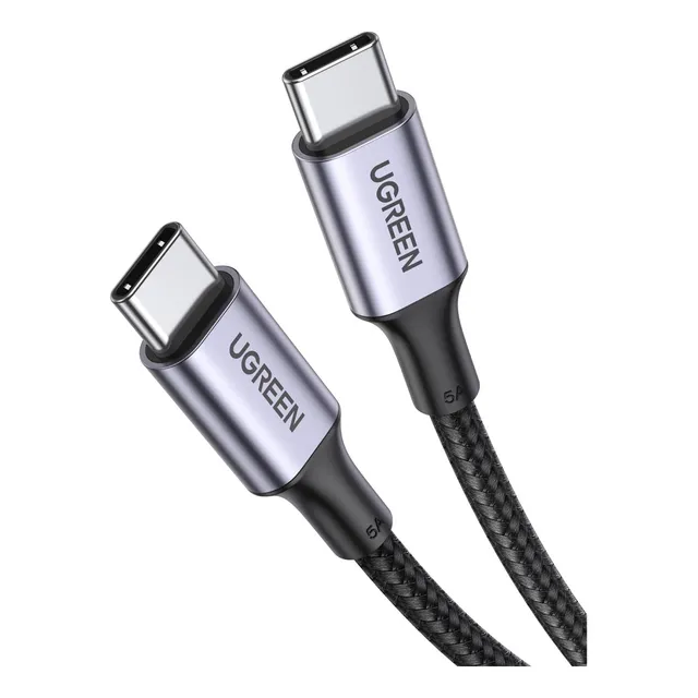 Ugreen Cable De Datos Usb-c 2.0 A Usb- C 2.0 5a 3m Gris