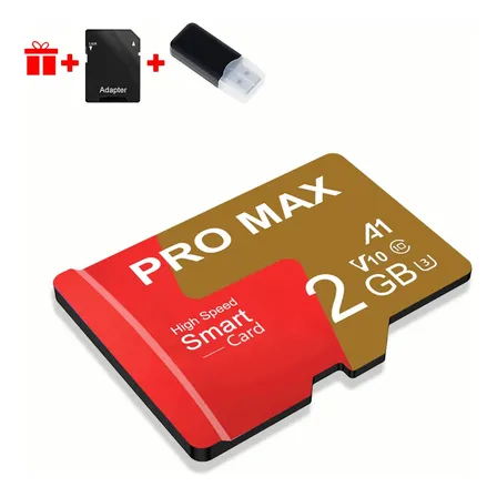 Cartão De Memória 2 GB Com Leitor Usb E Adaptador Micro Sd