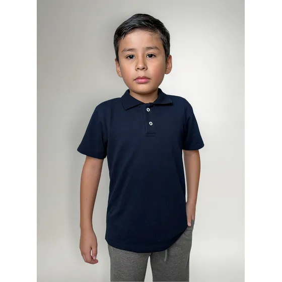 Chomba Escolar Lisa Algodón Pique Premium Unisex Nene
