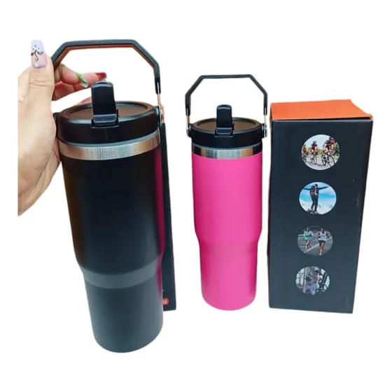Termo Garrafa Térmico Acero 2k Inoxidable Antiderrame