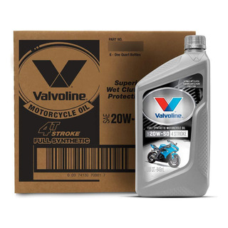Aceite Sintético Motor 4 Tiempos 20w-50 1 Litro Caja De 6 Aceite Sintético Motor 4 Tiempos 20w-50 1 Litro Caja De 6