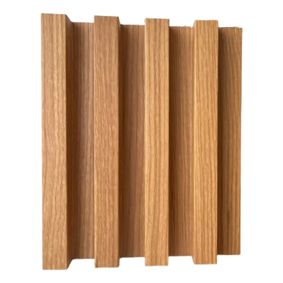 Wpc Marron Claro Revestimiento Antihumedad Decorativo