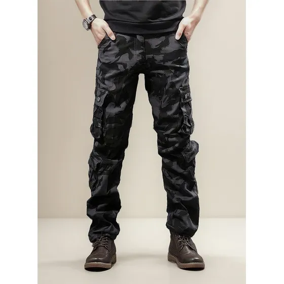 Pantalones De Trabajo De Combate De Camuflaje Para Hombres
