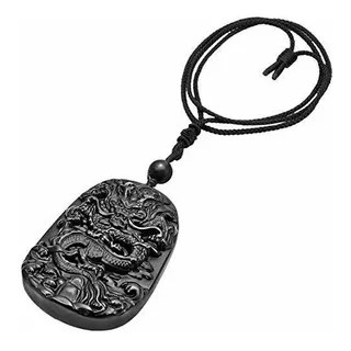 Colgante De Obsidiana Negra Nupuyai Ajustable 19-27puLG Colgante De Obsidiana Negra Nupuyai Ajustable 19-27puLG