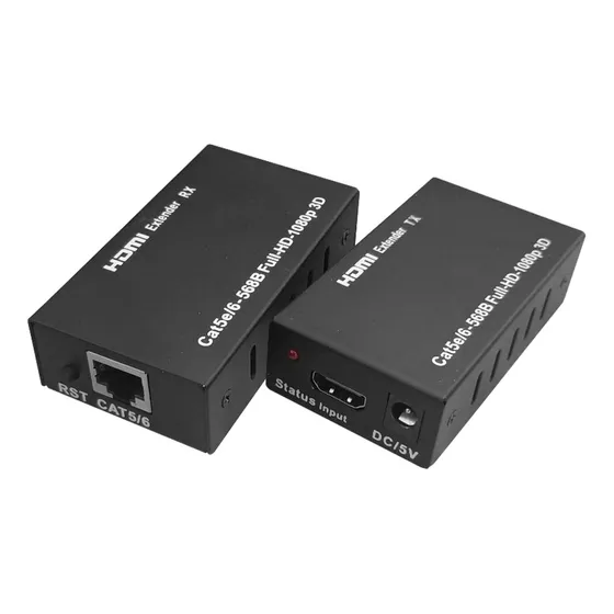 Extensor Alargue Hdmi Hasta 60 Metros Cable De Red Rj45 Utp