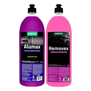Limpa Carrocerias Alumínio Alumax 1,5l + Removex Vintex 1,5l Limpa Carrocerias Alumínio Alumax 1,5l + Removex Vintex 1,5l