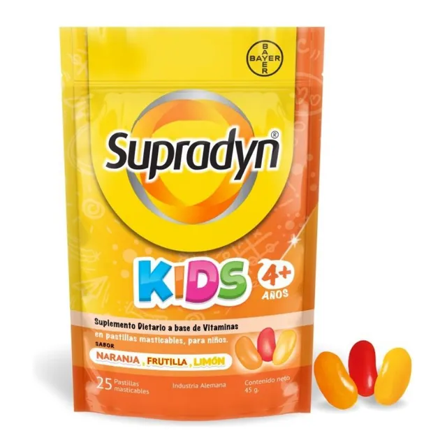Supradyn Kids Desarrollo & Crecimiento X25 Masticables