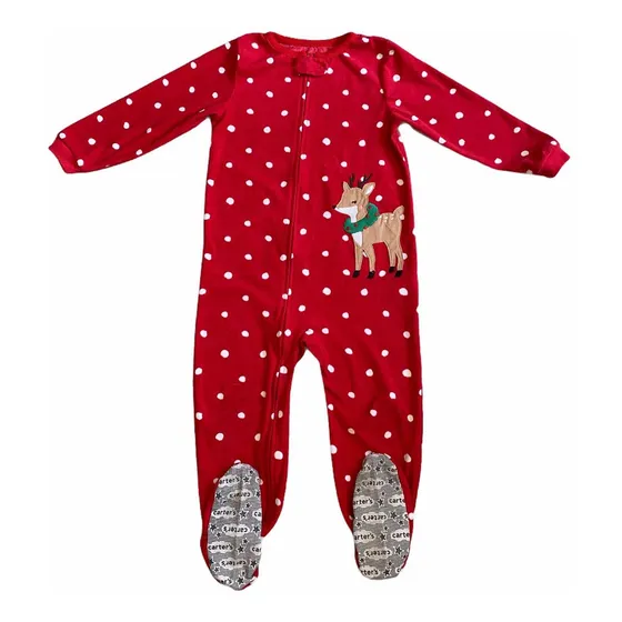 Pijama Carter's  Micro Polar Rojo