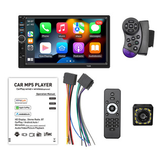 Receptor Estéreo Doble Din Para Coche De 7 Pulgadas Para Rad Receptor Estéreo Doble Din Para Coche De 7 Pulgadas Para Rad