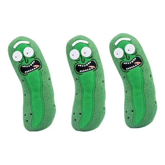 Rick And Morty Pickle Rick Pelucia Boneco Netflix 19 Cm