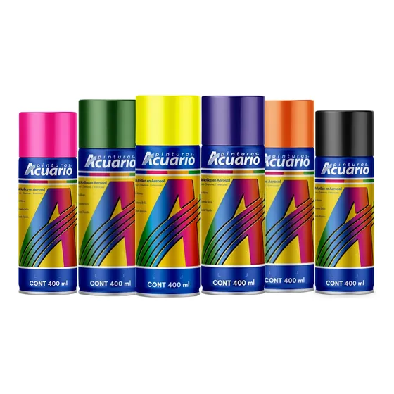 Pintura En Aerosol Niquelados Esp. 400 Ml, Paq. De 12 Piezas