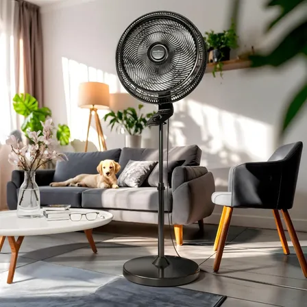 Ventilador De Coluna Britânia Maxx Force 6 175w Bvc51a 57 Cm Preto 220v Plástico