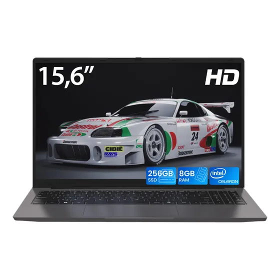 Notebook 15.6'' Windows 11 Intel N4020 256gb Ssd 8gb Ram